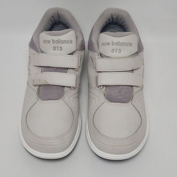 New Balance 813 Rollbar White Grey Hook And Loop Strap Sneakers Shoe Women Sz 11 - Picture 4 of 13